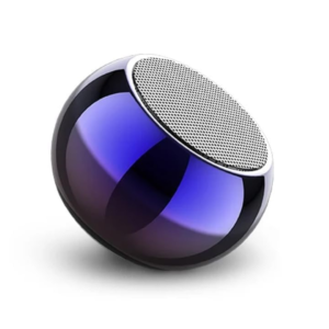 Portable Mini Bluetooth Speaker with HD Sound and Rechargeable Battery - Purple